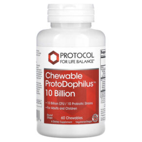 Thực phẩm chức năng Protocol for Life Balance Chewable ProtoDophilus 10 Billion 60 Chewables 707359129238