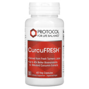 Thực phẩm chức năng Protocol for Life Balance CurcuFRESH 60 Veg Capsules 707359149373