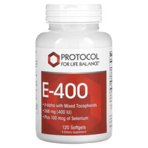 Thực phẩm chức năng Protocol for Life Balance E-400 268 mg (400 IU) 120 Softgels 707359109063
