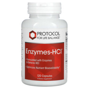Thực phẩm chức năng Protocol for Life Balance Enzymes-HCI 120 Capsules 707359129634