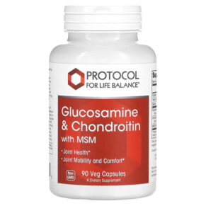 Thực phẩm chức năng Protocol for Life Balance Glucosamine & Chondroitin with MSM 90 Veg Capsules 707359131705