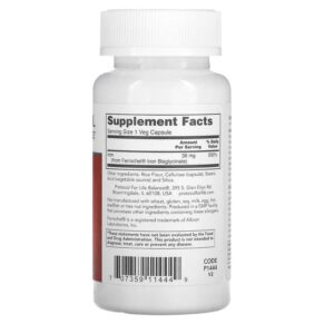 Thực phẩm bổ sung Protocol for Life Balance Iron High Potency 36 mg 90 Veg Capsules 707359114449