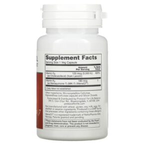 Thực phẩm bổ sung Protocol for Life Balance K2 MK-7 & D3 60 Veg Capsules 707359103849