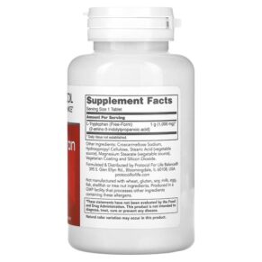 Protocol for Life Balance L-Tryptophan 1.000 mg 60 Tablets 3 Thực phẩm bổ sung Protocol for Life Balance L-Tryptophan 1.000 mg 60 Tablets 707359101692
