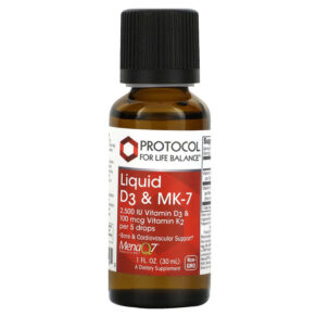 Thực phẩm chức năng Protocol for Life Balance Liquid D3 & MK-7 1 fl oz (30 ml) 707359103795