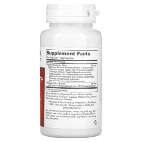 Thực phẩm bổ sung Protocol for Life Balance Mycel Immune Plus 90 Veg Capsules 707359130555