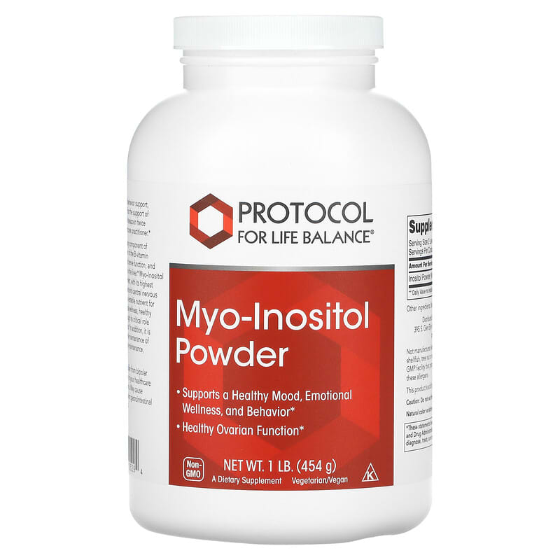 Protocol for Life Balance Myo-Inositol Powder 1 lb (454 g) 8 Thực phẩm chức năng Protocol for Life Balance Myo-Inositol Powder 1 lb (454 g) 707359105294
