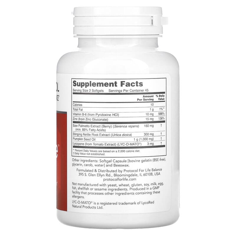Protocol for Life Balance Ortho Prostate 90 Softgels 2 Thực phẩm bổ sung Protocol for Life Balance Ortho Prostate 90 Softgels 707359133402