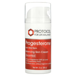 Thực phẩm chức năng Protocol for Life Balance Progesterone Balancing Skin Cream Unscented 3 oz (85 g) 707359133389