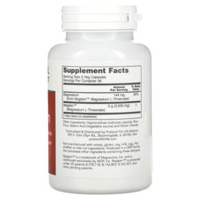 Thực phẩm bổ sung Protocol for Life Balance Protosorb Magnesium 90 Veg Capsules 707359123908