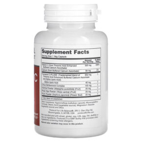 Thực phẩm bổ sung Protocol for Life Balance ProtoSorbC 500 100 Veg Capsules 707359107168
