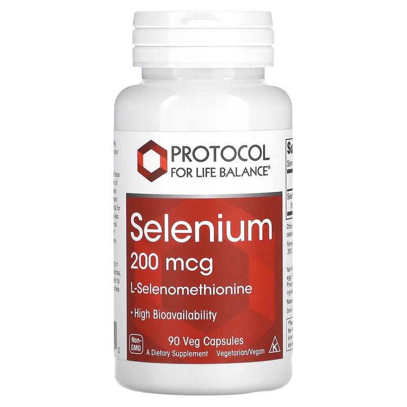 Protocol for Life Balance Selenium 200 mcg 90 Veg Capsules 8 Thực phẩm chức năng Protocol for Life Balance Selenium 200 mcg 90 Veg Capsules 707359114852