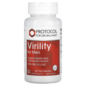Thực phẩm chức năng Protocol for Life Balance Virility For Men 60 Veg Capsules 707359121683