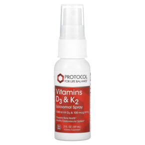 Thực phẩm chức năng Protocol for Life Balance Vitamins D3 & K2 Liposomal Spray 2 fl oz (59 ml) 707359103818