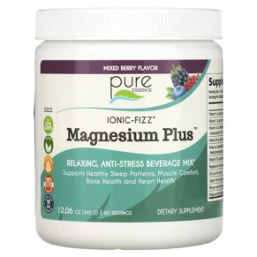 Thực phẩm chức năng Pure Essence Ionic-Fizz Magnesium Plus Mixed Berry 12.06 oz (342 g) 659670031090