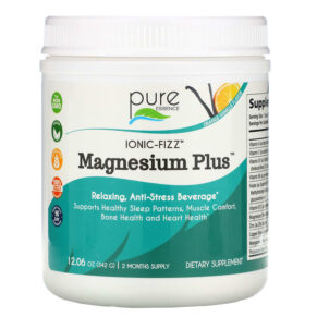 Thực phẩm chức năng Pure Essence Ionic-Fizz Magnesium Plus Orange-Vanilla 12.06 oz (342 g) 659670031076