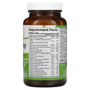Thực phẩm bổ sung Pure Essence One 'n' Only Whole Food Based Multivitamin 90 Tablets 659670011054