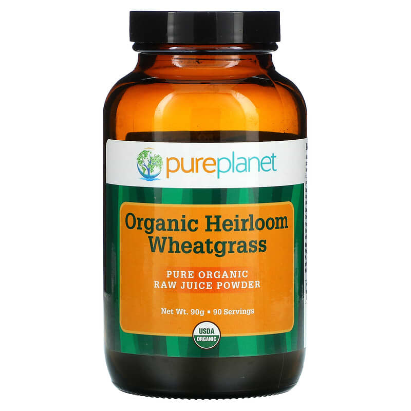 Pure Planet Organic Heirloom Wheatgrass 90 g 8 Thực phẩm chức năng Pure Planet Organic Heirloom Wheatgrass 90 g 764934526882