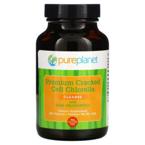Thực phẩm chức năng Pure Planet Premium Cracked Cell Chlorella 200 mg 600 Tablets 091401885013