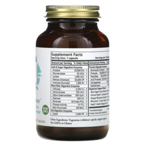 Thực phẩm bổ sung Pure Synergy Enzyme Power Full-Spectrum Digestive Support 90 Capsules 852971004736