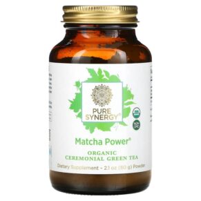 Thực phẩm chức năng Pure Synergy Matcha Power Powder 2.1 oz (60 g) 852971004330
