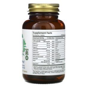 Pure Synergy Multi Vita Min 60 Tablets 3 Thực phẩm bổ sung Pure Synergy Multi Vita Min 60 Tablets 852971004132