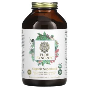 Thực phẩm chức năng Pure Synergy Organic Superfood Powder 12.5 oz (354 g) 852971004002