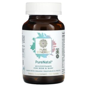 Thực phẩm chức năng Pure Synergy PureNatal Multivitamin For Mom & Baby 120 Tablets 852971004156