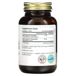 Thực phẩm bổ sung Pure Synergy SuperPure Astaxanthin 60 Capsules 852971004781