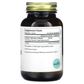 Thực phẩm bổ sung Pure Synergy SuperPure Beta 1.3 Glucan Algae Extract 60 Capsules 852971004682