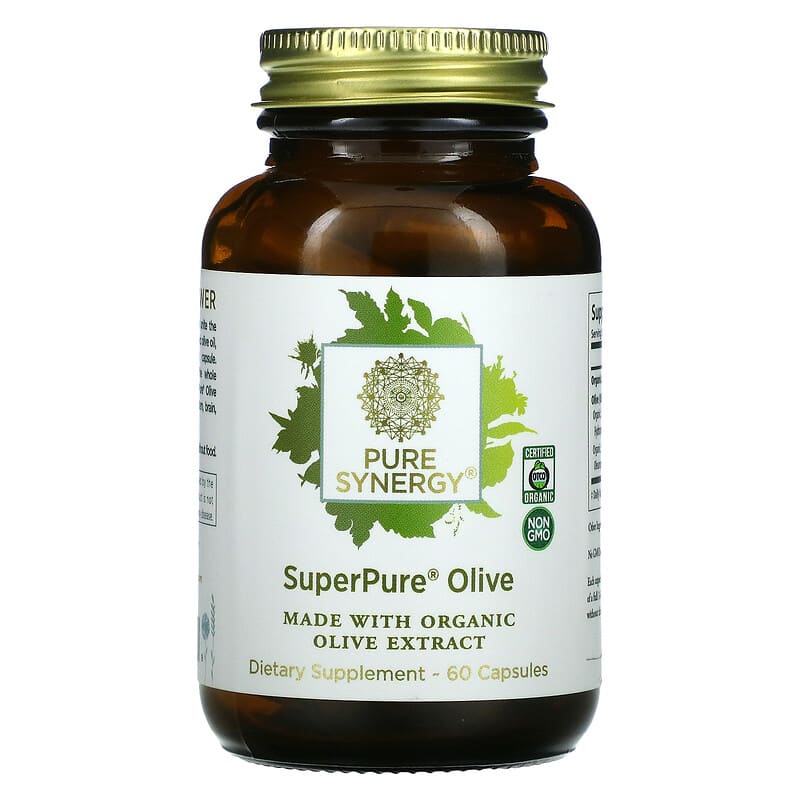 Pure Synergy SuperPure Olive 60 Capsules 8 Thực phẩm chức năng Pure Synergy SuperPure Olive 60 Capsules 852971004699