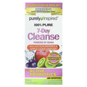 Thực phẩm chức năng Purely Inspired 100% Pure 7-Day Cleanse 42 Easy-to-Swallow Veggie Capsules 631656606324