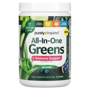 Thực phẩm chức năng Purely Inspired All-In-One Greens + Immune Support Unflavored 396 g 631656716054