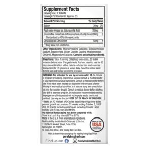Thực phẩm bổ sung Purely Inspired Apple Cider Vinegar+ 100 Easy-to-Swallow Veggie Tablets 631656608526