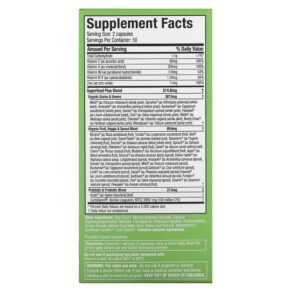 Thực phẩm bổ sung Purely Inspired Superfood Greens with Probiotics 100 Veggie Capsules 631656610482