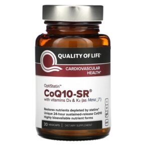 Thực phẩm chức năng Quality of Life Labs CoQ10-SR 30 Vegicaps 812259003554