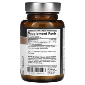 Thực phẩm bổ sung Quality of Life Labs Exequel 21 mg 30 Vegicaps 812259003523