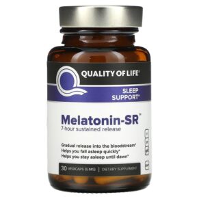 Thực phẩm chức năng Quality of Life Labs Melatonin-SR 5 mg 30 Vegicaps 812259003530