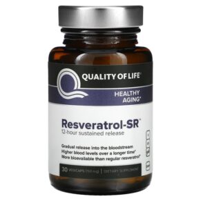 Thực phẩm chức năng Quality of Life Labs Resveratrol-SR 150 mg 30 Vegicaps 812259003295