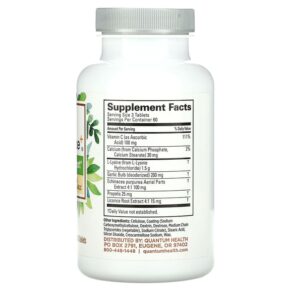 Thực phẩm bổ sung Quantum Health SuperLysine+ Immune Support 180 Tablets 046985001113