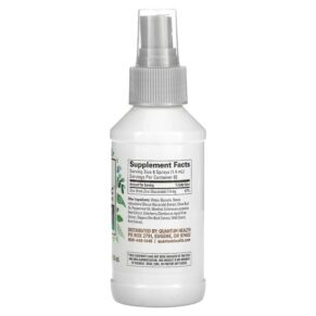 Thực phẩm bổ sung Quantum Health TheraZinc Immune Support Throat Spray Peppermint 4 fl oz (118 ml) 046985017053