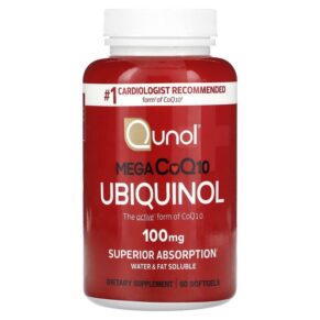 Thực phẩm chức năng Qunol Mega CoQ10 Ubiquinol 100 mg 60 Softgels 898440001288