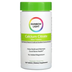 Thực phẩm chức năng Rainbow Light Calcium Citrate Mini-Tablets 120 Tablets 021888202119