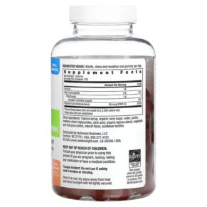 Thực phẩm bổ sung Rainbow Light High Potency Vitamin D3 Peach 2.000 IU 120 Gummies 021888204397