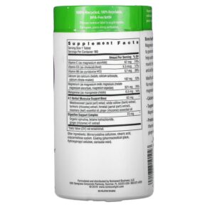 Thực phẩm bổ sung Rainbow Light Magnesium Calcium+ 180 Tablets 021888101023