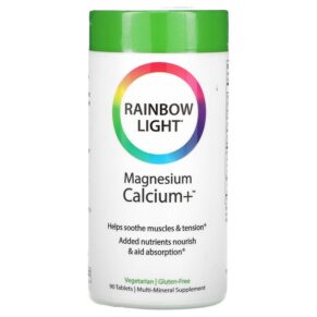 Thực phẩm chức năng Rainbow Light Magnesium Calcium+ 90 Tablets 021888101016