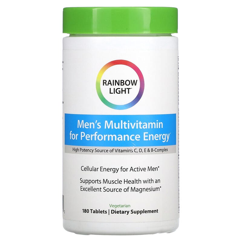 Rainbow Light Men's Multivitamin for Performance Energy 180 Tablets 8 Thực phẩm chức năng Rainbow Light Men's Multivitamin for Performance Energy 180 Tablets 021888106950