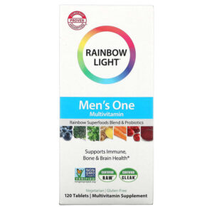 Thực phẩm chức năng Rainbow Light Men's One Multivitamin 120 Tablets 021888217151