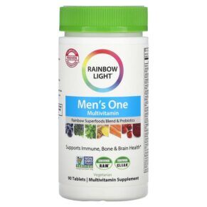 Thực phẩm chức năng Rainbow Light Men's One Multivitamin 90 Tablets 021888108923