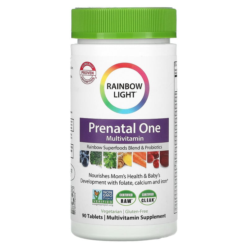 Rainbow Light Prenatal One Multivitamin 90 Tablets 8 Thực phẩm chức năng Rainbow Light Prenatal One Multivitamin 90 Tablets 021888109722